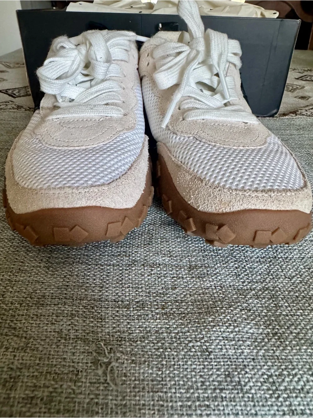 kate spade K as in Kate Sneakers with Brown Gum Sole